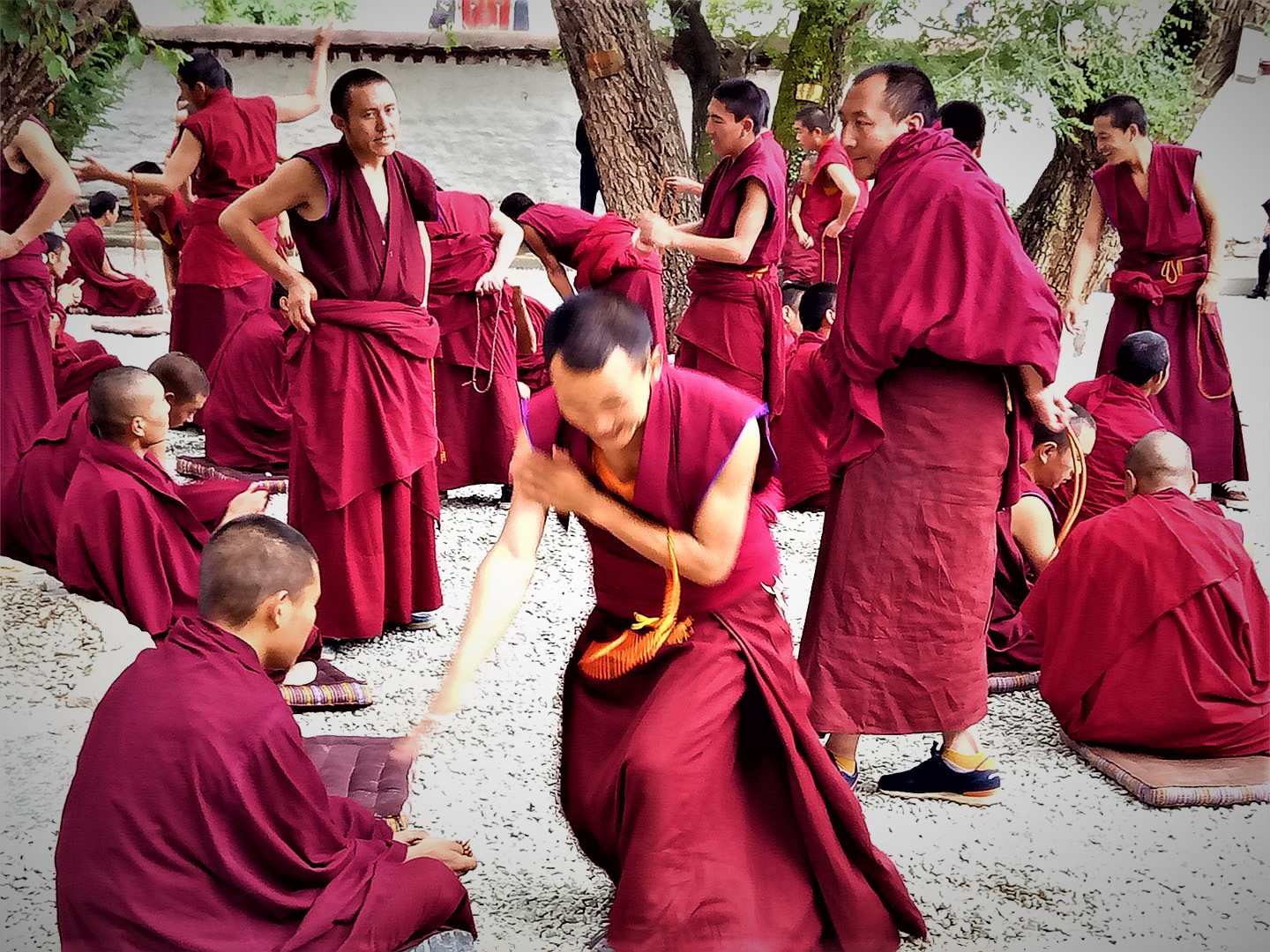 Sera monastery monks debate 